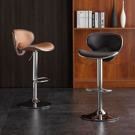 Bar Stool Backrest Accessible Luxury Bar Chair Minimalist Modern