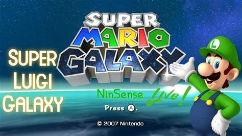 Super Luigi Galaxy Smas Live Youtube