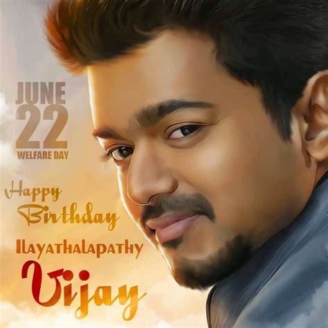 Happy Birthday Ilayathalapathy Vijay 800x800 Download Hd Wallpaper