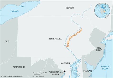 Susquehanna River | Map, Length, & Facts | Britannica