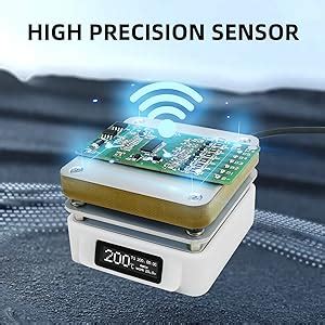 SEQURE Mini Soldering Hot Plate V W OLED Electric Preheat Soldering Station Rework Heater