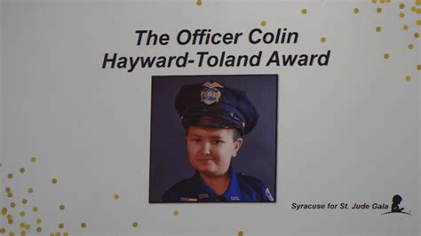 Syracuse For St Jude Gala Honors Youngest Ithaca Police Officer Who