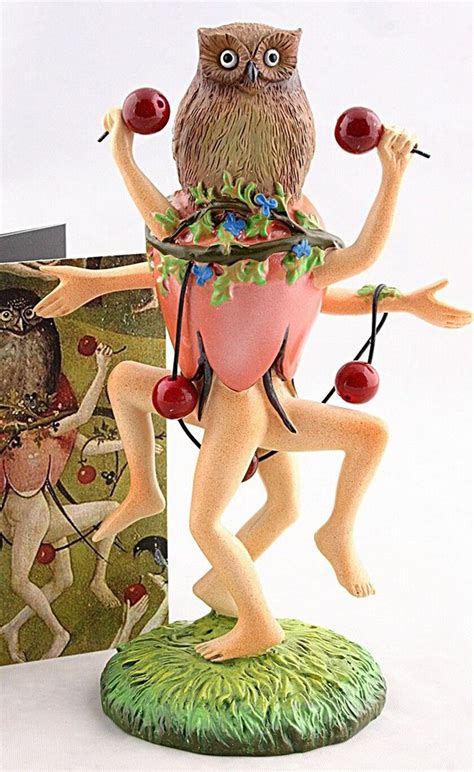 Owl Bird Headed Dancer Statue By Hieronymus Bosch Museum Art Reproduction