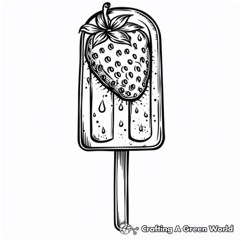 Ice Pop Coloring Pages Free Printable