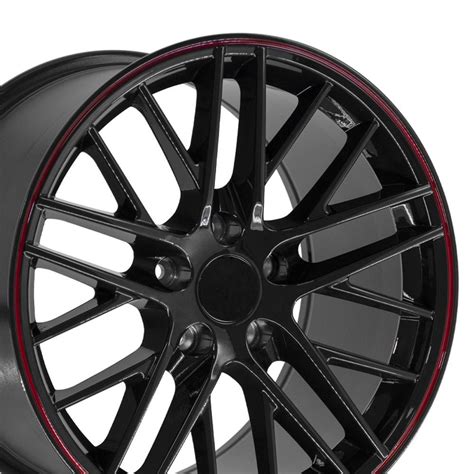 Corvette Wheel C Zr Rim Cv A X Black Redline Corvette Rim