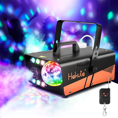 Fog Machine Hakuta W Smoke Machine With Disco Ball Lights And Led