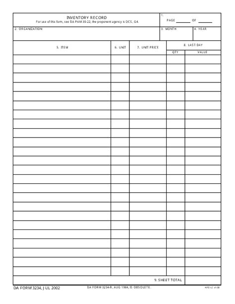 Da Form 3234 Fill Out Sign Online And Download Fillable Pdf