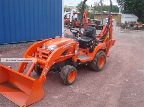 2011 Kubota Bx25 Tractor Loader Backhoe Only 27 Hours