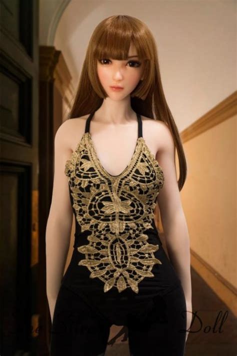 ElsaBabe Cm Mini Realistic Silicone Sex Doll The Silver Doll