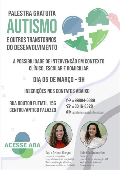 Palestra Sobre O Autismo E Outros Transtornos De Desenvolvimento