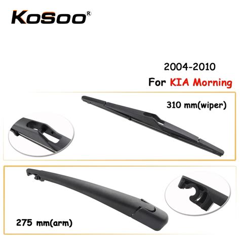 KOSOO Auto Rear Car Wiper Blade For KIA Morning 310 Mm 2004 2010 Rear