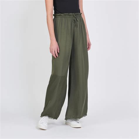 Pantalon fluide large mélange soie Jen 3 SUISSES