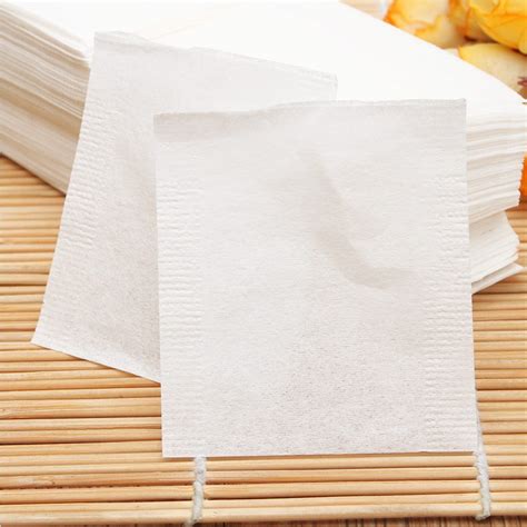 Pcs Non Woven Empty Teabags Heat Seal Filter Paper Herb Loose Tea