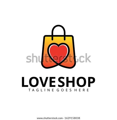 Love Shop Logo Design Template Stock Vector Royalty Free 1629158038