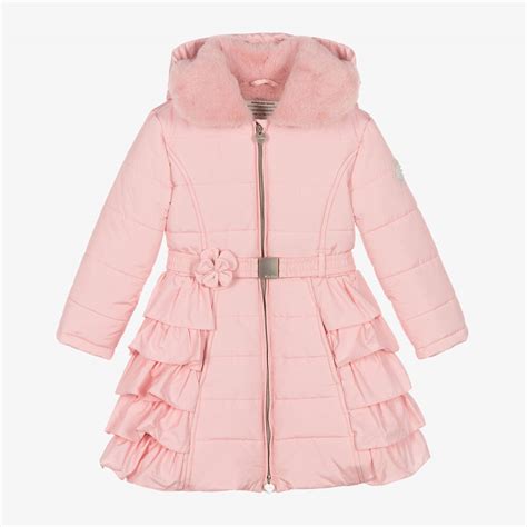 Le Chic - Girls Pink Puffer Coat | Childrensalon