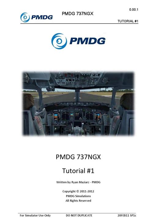 PMDG Boeing 737NGX [Tutorial 1] by Thamer Alahaimer - Issuu