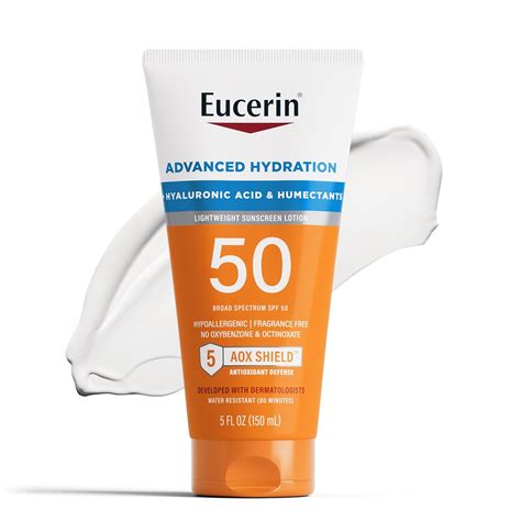 Loci N De Protecci N Solar Eucerin Sun Advanced Hydration Spf Tubo