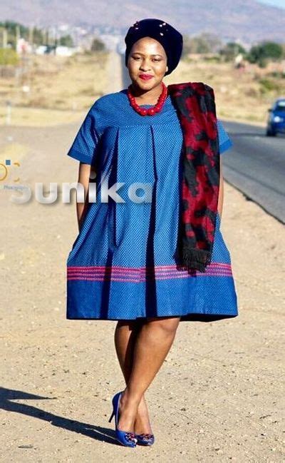 Sotho Makoti Attire - Sunika Magazine | Traditional african clothing, African traditional wear ...