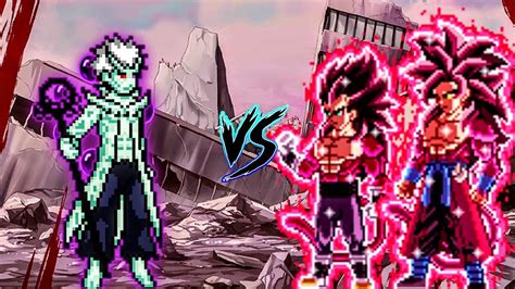 Obito Kamui V3 OP All Form New VS Fusion Xeno Gogeta SSJ4 V2 OP