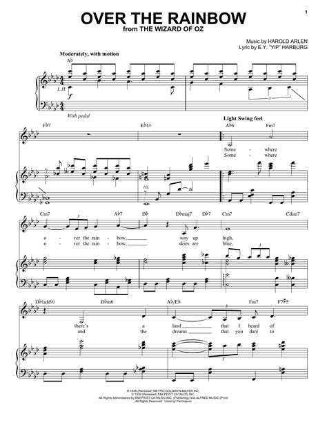 Over The Rainbow | Sheet Music Direct