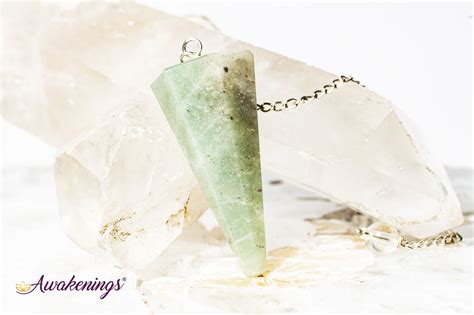 Green Aventurine Hexagon Pendulum Awakenings