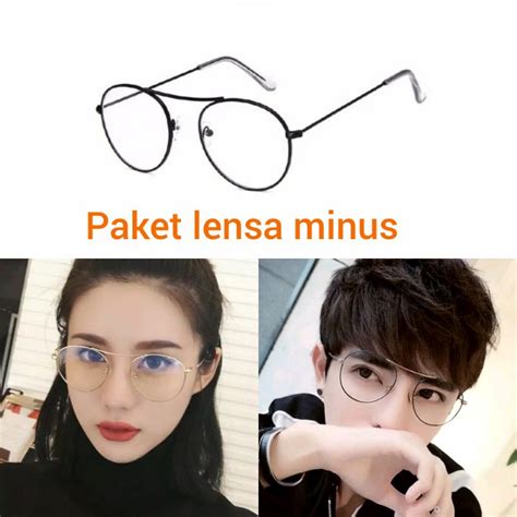 Jual Kacamata Minus Wanita Pria Anti Radiasi Murah Model Aviator