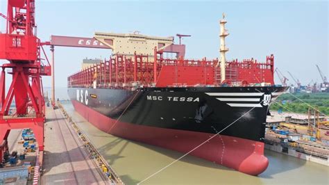 MSC Tessa el carguero más grande del mundo es chino y mide el doble