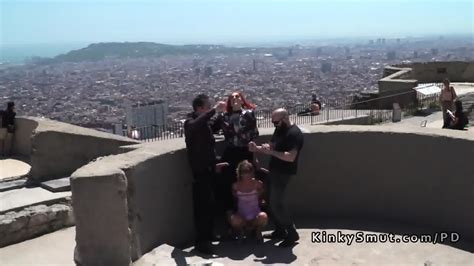 Blonde Latina Hottie First Public Fuck