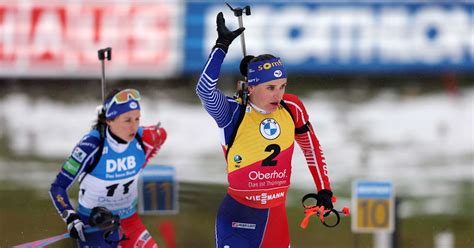 Championnats Du Monde De Biathlon 2023 Julia Simon En Bronze Devant