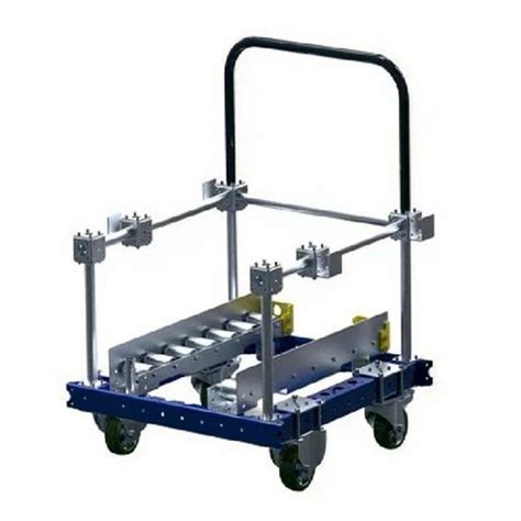 Mild Steel 510 mm Manual Material Handling Roller Cart, Capacity: 1 Ton ...