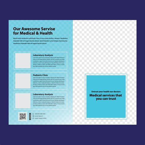 Bifold Brochure Template 13795936 Vector Art at Vecteezy