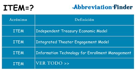 O Que Significa Item - ¿Qué significa ITEM?