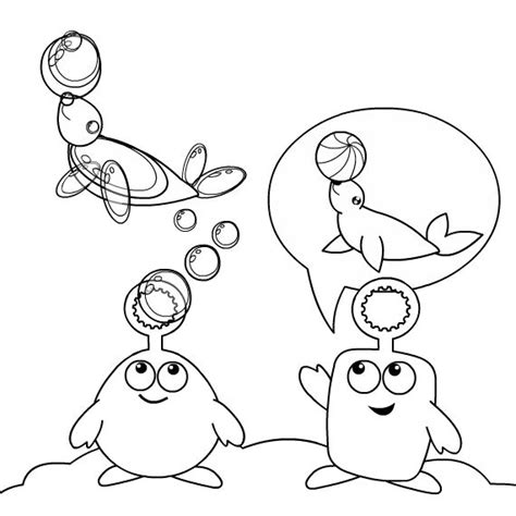 Bloop and Loop Coloring Pages