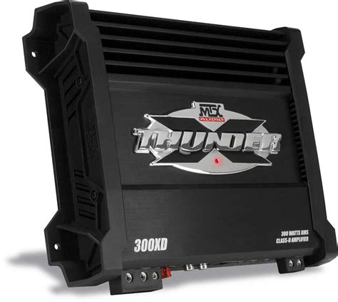 Mtx X Thunder 300xd Mono Subwoofer Amplifier 300 Watts Rms X 1 At 2 Ohms At