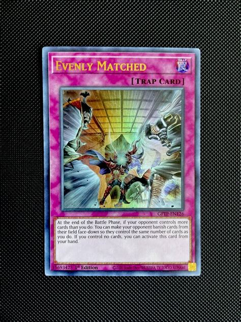 Yu Gi Oh TCG Evenly Matched ULTRA RARE GFTP EN126 1st NM M