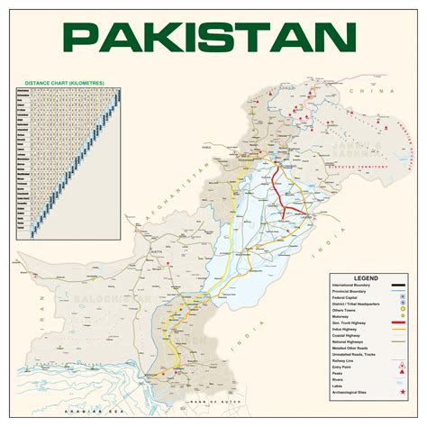 Maps Of Pakistan Detailed Map Of Pakistan In English Tourist Map Images