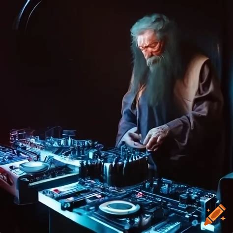 Gandalf Dj Set On Craiyon