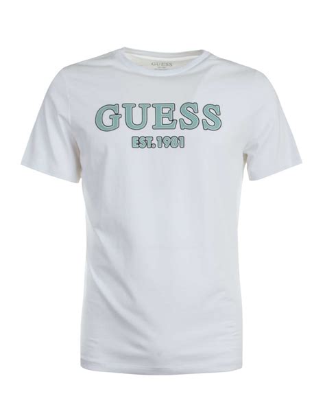 GUESS Camiseta Blanca M2GI21J1311 Hombre