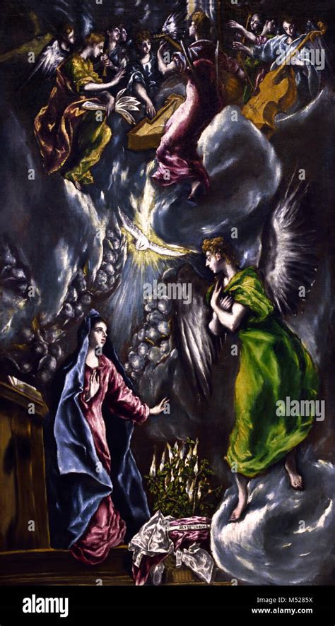 La Anunciaci N El Greco Domenikos Theotok Poulos