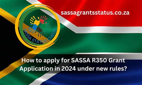 Sassa Application For R350 In 2024 Under New Rules