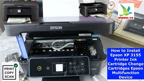 How To Install Epson Xp Wifi Printer Ink Cartridge Change