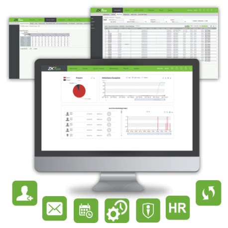 Software ZKTeco BioTime 8 0 de gestión de horarios y asistencia basado