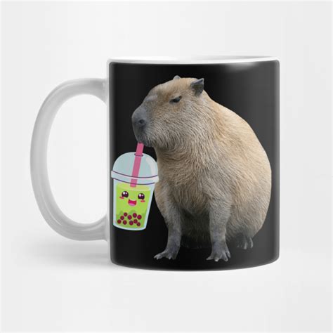 Capybara Bubble Tea Boba Anime Kawaii Capybara Bubble Tea Boba Anime