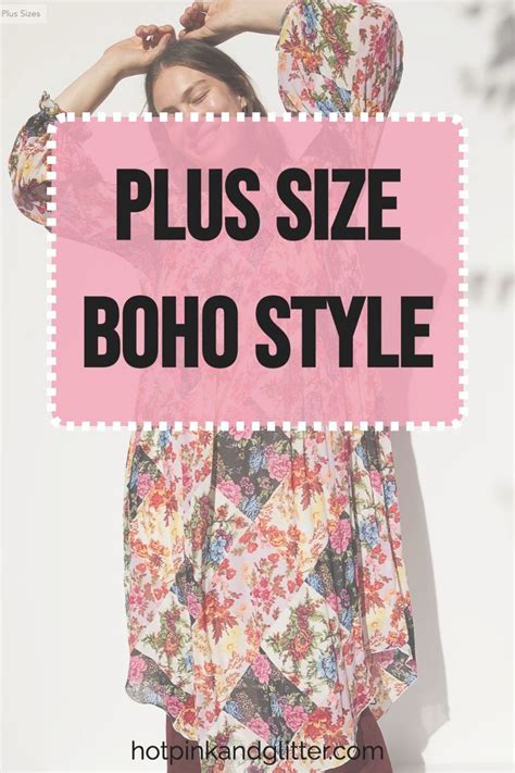 The Best Plus Size Boho Shops Hot Pink And Glitter Plus Size Boho Clothing Boho Style Outfits