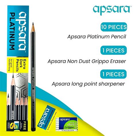 wood apsara platinum pencils pack  box  mumbai id