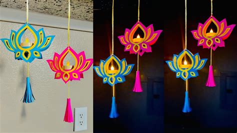 Tealight Hanging Idea For Diwali Diwali Decoration Ideas Tealight