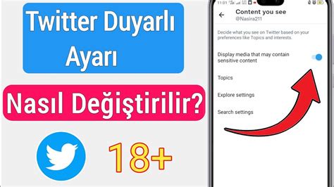 Twitter Hassas İçerik Ayarları Nasıl Değiştirilir YENİ GÜNCELLEME