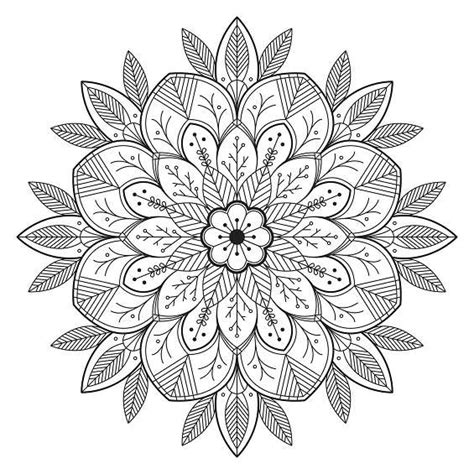 Mandalas De Flores Para Colorear E Imprimir Flores Imagenes 03e