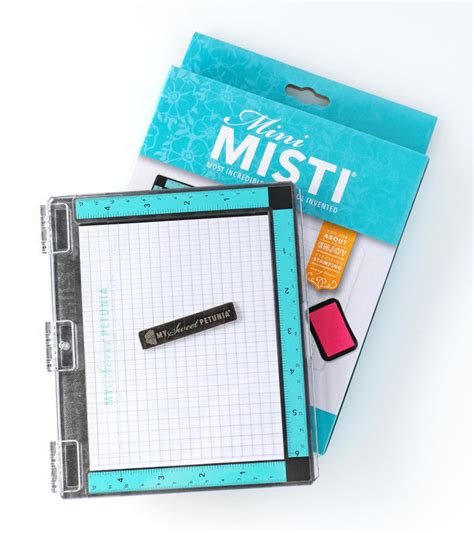 My Sweet Petunia Misti Stamping Tool Teal Craftonline