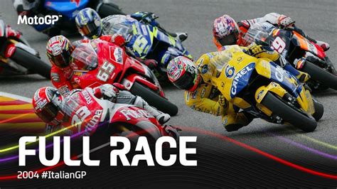 2004 ItalianGP MotoGP Full Race YouTube